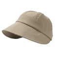 thumbnail image 3 of Inglocry Adjustable UPF Sunscreen Baseball Hat, UPF 50+Womens Sun Hat UV Protection Hiking Fishing Hats Wide Brim Hat Adjustable Ponytail Packable Sun Cap Black Khaki One Size, 3 of 4