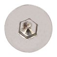 thumbnail image 3 of Tornillos de cabeza plana hexagonal de acero inoxidable 316 M4x55mm tono plateado 8 piezas, 3 of 3