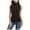 Black, variant on Turtle Necks Tops for Women Sleeveless Plus Size Mock Turtleneck Tank Tops Slim Fit Vest Basic Stretch Undershirts