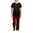 thumbnail image 4 of CafePress - Phantom Of The Opera ~Phantom (With Blue Swirl) Pa - Women's Short Sleeve Print T-Shirt and Pants Dark Cotton Pajama Set, 4 of 7