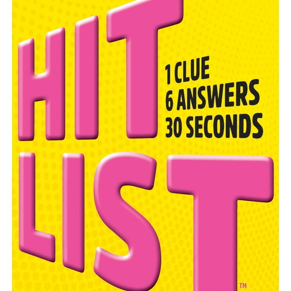 Gamewright Hit List - 1 Clue, 6 Réponses, 30 Secondes