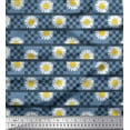 thumbnail image 1 of Soimoi Rayon Fabric Stripe,Square & Daisy Floral Print Fabric by the Yard 42 Inch Wide, 1 of 1