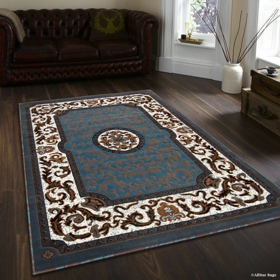 Woven High Quality High Density Double Shot Drop-Stitch Carving (7' 10" x 10' 2")