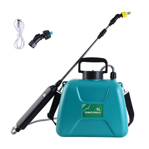 Inteprter Electric Garden Pump Sprayer Plant Watering 5L for Bathroom Backyard  Decoración del hogar Verde