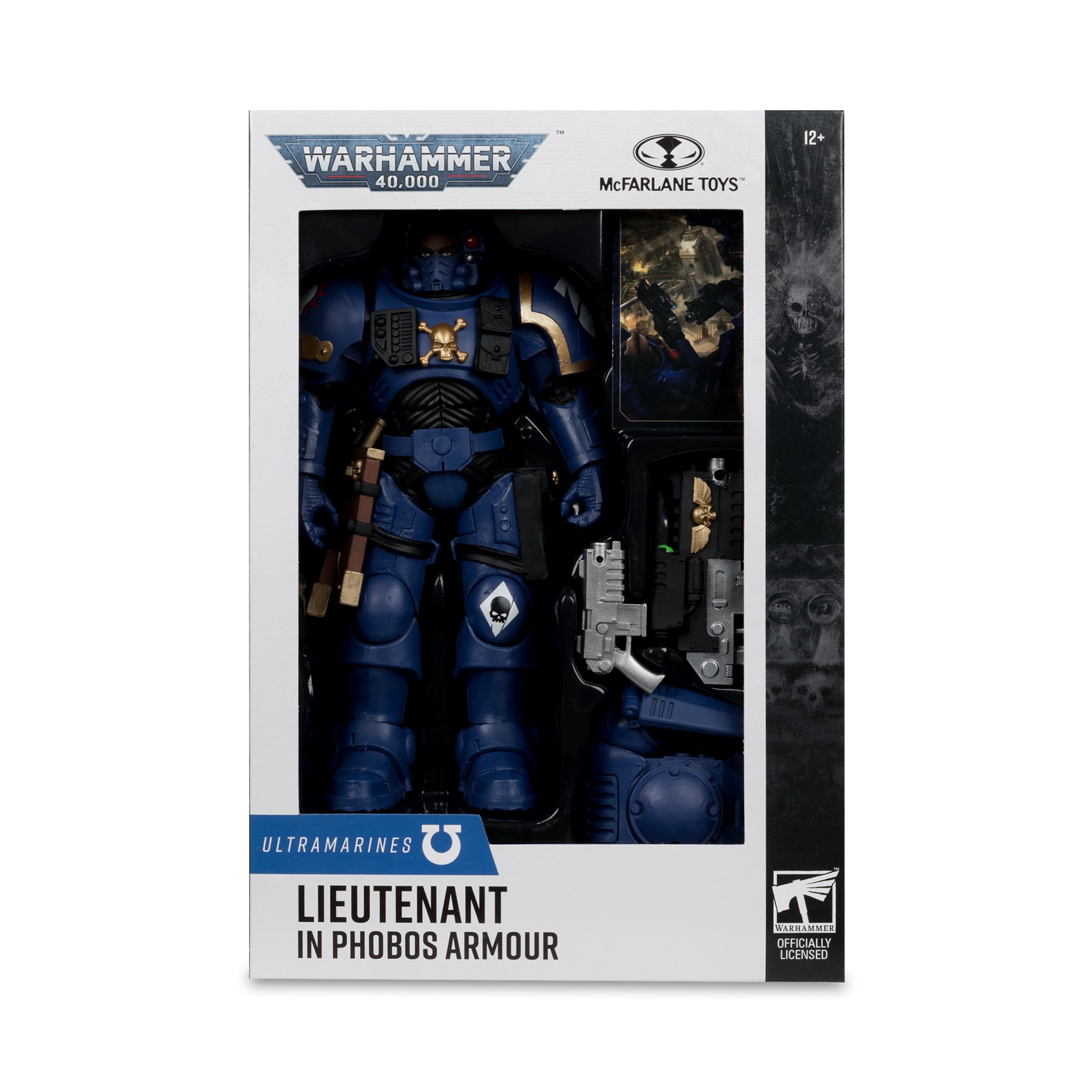 Lieutenant in Phobos Armour: Ultramarines (Warhammer 40,000) 7" Figure - McFarlane Toys