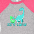 thumbnail image 4 of Inktastic Sister-saurus Cute Brontosaurus Family Boys or Girls Baby Bodysuit, 4 of 5