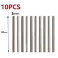 thumbnail image 1 of 10Pcs Round Bar Straight Shank Metric Hss High Speed Steel Rod Lathe Tool New, 1 of 5