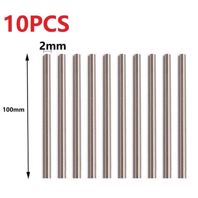 10 Pcs Barre Ronde Tige Droite Métrique HSS Tige en Acier Haute Vitesse Outil de Tour Neuf