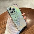 thumbnail image 4 of Butterfly Laser Gradient Colorful Quicksand Aesthetic Clear TPU Case for Women Girls Compatible with iPhone Case (iPhone 14 Pro Max), 4 of 7