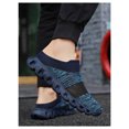 thumbnail image 6 of Men's Backless Slip‑on Mule Walking Shoes, Knit Mesh Casual Slide Footwear With Segmented Grooved Outsole for Daily Leisure, 6 of 7