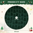 thumbnail image 4 of Sanmadrola Christmas Tree Skirt Green Plush Skirts Christmas Decorations Indoor Xmas Ornaments Holiday Decor for Party, 36in, 4 of 8