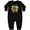 AB-Black, variant on Inktastic First Birthday Safari Jungle Animals Baby Fleece Romper