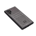 thumbnail image 6 of Dockem Galaxy Note 10 Plus Luxe M2T Wallet Case; Built-in Metal Plate, 2 Card Slots, Slim TPU, Black/Grey, 6 of 8