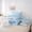 Blue, variant on Erosebridal Kids Bow Butterfly Knot Twin Bedding Sets 7-Piece, Bling Print Bedding Comforter Set, Grey Pink