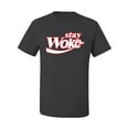 thumbnail image 2 of Wild Bobby Stay Woke, Classic Iconic Soda Logo Parody Men Tee, 2 of 5