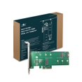thumbnail image 1 of Vantec Adaptador M.2 Nvme + M.2 Sata Ssd Pcie X4 (Ugt-M2Pc200) Verde, 1 of 5