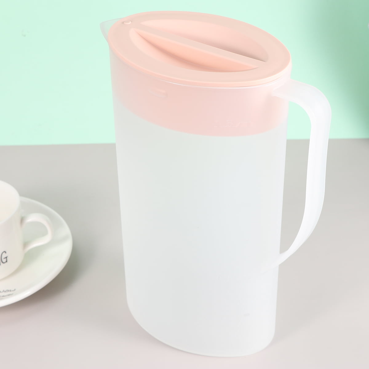 Frcolor Pitcher Lid Water Jug Juice Beverage Tea Pitchers Carafe Gallon Kettle Fridge Lemonade 2 Iced Cold Drink Drinks