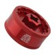thumbnail image 2 of Llave de tubo para pedalier de bicicleta, herramienta de extracción de BB de aleación de aluminio, 5 en 1, multiusos Rojo, 2 of 9