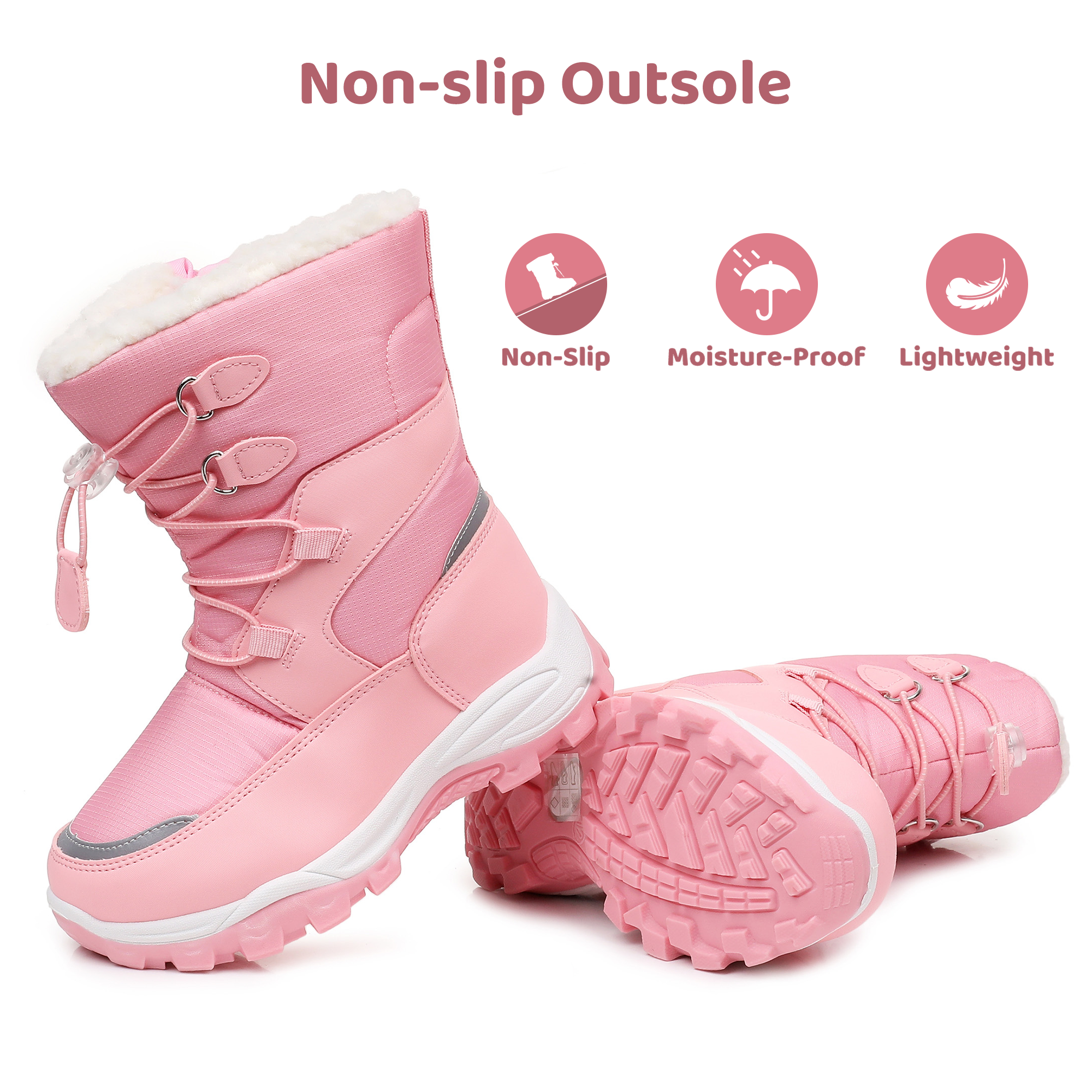 Blikcon Girls' Snow Boot photo 5