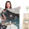 thumbnail image 3 of Manta Suave Personalizada Colores Vibrantes Suave Transpirable Hermosa Manta Personalizada para Cama Silla de Oficina [BL836‑5] 140x200cm/55.1x78.7in, 3 of 5