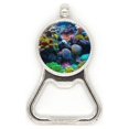 thumbnail image 1 of Ocean Coral colorido ciencia naturaleza foto Acero inoxidable Metal cerveza tapa sacacorchos, 1 of 3