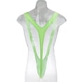 thumbnail image 3 of Traje de baño de Mankini verde elástico atractivo para hombre, traje de noche de ciervo en Macarena hombres tanga ropa interior, 3 of 8