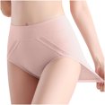 thumbnail image 7 of Jalioing Womens Panties Full Coverage Comfy Breathable Briefs High Waist Underwear Nightwear, 7 of 7