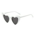 thumbnail image 6 of Xinwanna Vintage Eye Sunglasses Heart Shaped High Translucency Lens Trendy Retro Decorative Cosplay Sun Glasses for Women (Black), 6 of 13