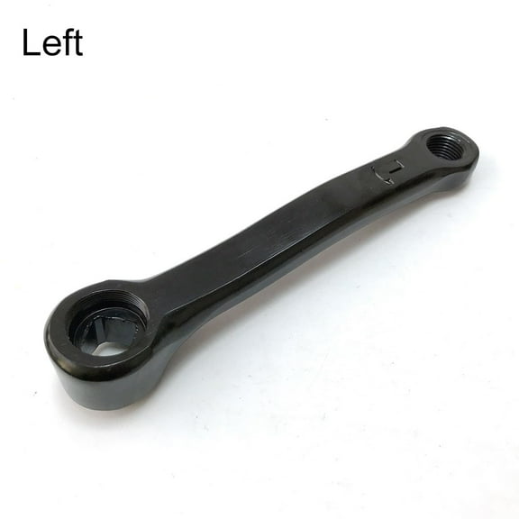 Fankenuo Exercise Bike Crank 127mm Iron Square Hole Left/Right Foot Pedal Turn Crank Connecting Rod For Indoor Sports Bicycle Crank Parts left crank