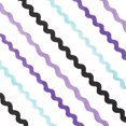 thumbnail image 1 of 54.7Yards Wavy Bending Ribbon Rick Rack Fringe Trim RIC Rac Webbing Edge Lace Fringe, 1 of 8