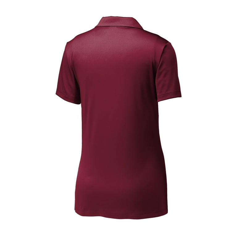 Maroon polo shirt clearance walmart