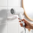 thumbnail image 2 of Soporte para secador de pelo montado en La pared TUNC blanco accesorio de baño, 2 of 5