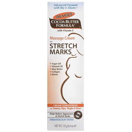 Cocoa Butter Formula Massage Cream for Stretch Marks and Pregnancy Skin Care, 4.4 oz. Palmer's -