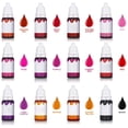 thumbnail image 2 of 12 botellas de 10 ml de colorantes de brillo de labios DIY pigmento líquido brillo de labios tintes de maquillaje, 2 of 5