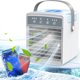 thumbnail image 1 of , USB Personal Mini Air Conditioner , Evaporative Air Cooler with Misting, for Room, Tent,Car, 1 of 5
