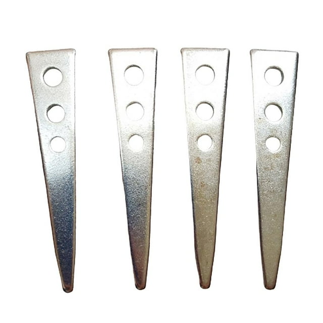 4 piezas martillo en plantas de ojos trepadora cuerda de entrenamiento Gloria Gardens Steel Vine Eyes