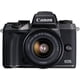 thumbnail image 1 of Cámara digital Canon EOS M5 sin espejo con Bluetooth incorporado y habilitada para Wi-Fi con lente de 15-45 mm (versión internacional sin garantía) Canon  1279C011, 1 of 7