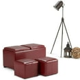 thumbnail image 4 of WyndenHall Franklin 5 piece Rectangular Storage Ottoman, 4 of 7
