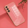 thumbnail image 2 of Compatible with Samsung Galaxy S23 Plus Case Silicone with Camera Protection, Samsung S23 Plus Phone Case Shockproof for Women Anti-Scratch Ultra Thin Plating Electroplate Soft Cases (Camellia Red), 2 of 13