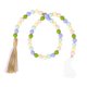 thumbnail image 3 of Guirnalda de cuentas de madera de Pascua con borlas, estilo rústico de granja, primavera, vacaciones Estilo macarrón, 3 of 8