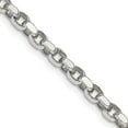 thumbnail image 6 of 925 Sterling Silver 3.5mm Rolo Chain 20 Inch, 6 of 7