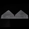 thumbnail image 2 of GUOOL Ruler Quilting Gauge Bright Background And Black Lines Knitting Accessory Ruler, 2 of 9