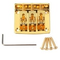 thumbnail image 1 of Puente de guitarra de 3 cuerdas Yuyangstore dorado con Tornillos y Llave, 1 of 8