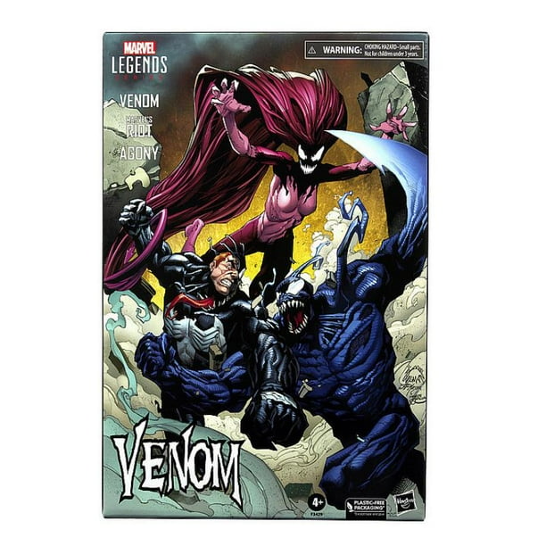 Hasbro Original Marvel ATIONS End SDCC Limited Venom Riot Agony figura de acción 6 Amarans 16cm modelo juguetes para niños regalos zhangmengya LED