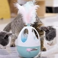 thumbnail image 4 of Juguete para gatos Cat Tumbler, palo para gatos, juguete interactivo con plumas, accesorios extraíbles, juguete para mascotas, juguete interactivo para mascotas, 4 of 6