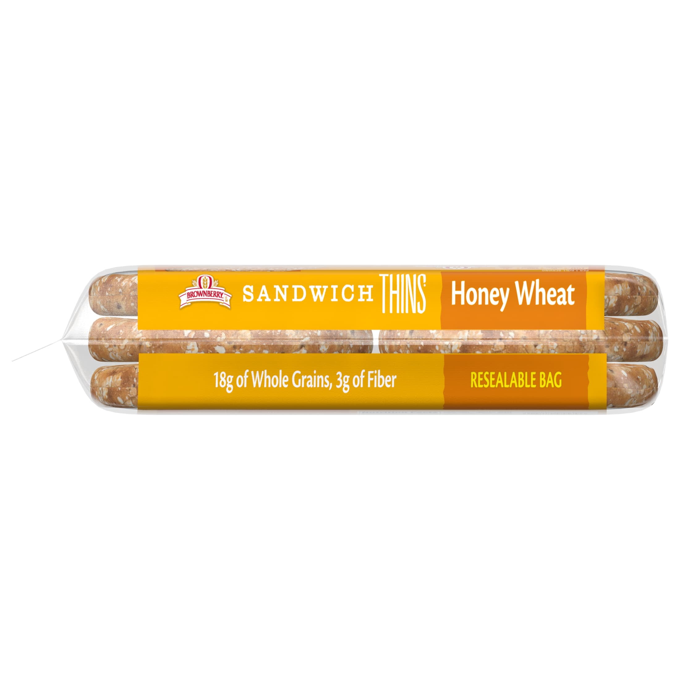 Brownberry Honey Wheat Sandwich Thins, 6 count, 12 oz