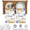 thumbnail image 5 of Spring Wildflowers Kitchen Towels Set of 1, Watercolor Tulip Floral Leaf Plant Yellow Absorbent Dish Towels for Kitchen, Microfiber Hand Towel, Quick Drying Tea Towel for Cleaning Dishcloths, 5 of 7