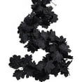 thumbnail image 5 of Halloween Garland, 5.9FT Fall Wall Hanging Maple Leaves, Artificial Black Maple Leaf Vine, Thanksgiving Halloween Fall Decoration for Home, 5 of 8