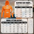 thumbnail image 6 of YUCOLEN Men's UPF 50+ Long Sleeve Active Hoodie Shirts Sun Protection Lightweight Quick Dry Sport Tops Orange S, 6 of 6