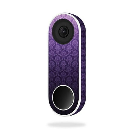 MightySkins NEHEL-Antique Purple Skin for Nest Hello Video Doorbell - Antique Purple